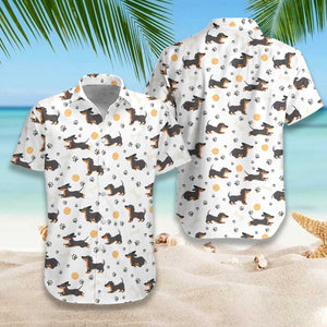 All I Love Is Dachshund Design Hawaiian Shirt, Hawaiian For Gift