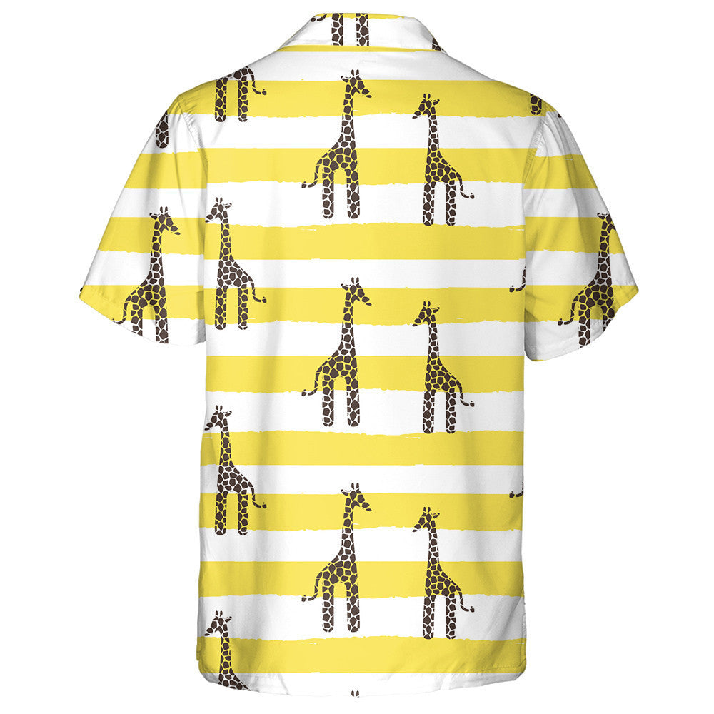 Péinteáil Patrún Sioráf Leanbh Buí Agus Bán Stráice Léine Haváís, Bronntanas Léine Haváís, Bronntanas Nollag