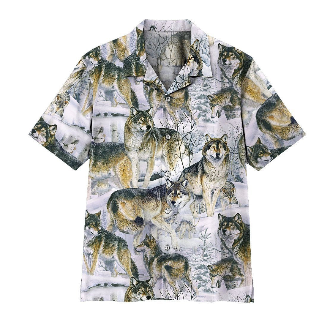 Theme Wolf Awesome Background Design Hawaiian Shirt,Hawaiian Shirt Gift, Christmas Gift