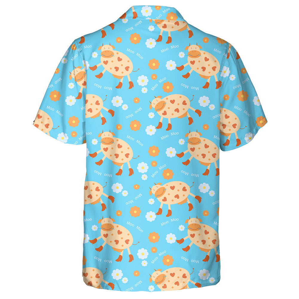 Bó Greannmhar i mBuataisí Ar Chúlra Gorm Léine Haváí, Bronntanas Léine Haváíais, Bronntanas Nollag