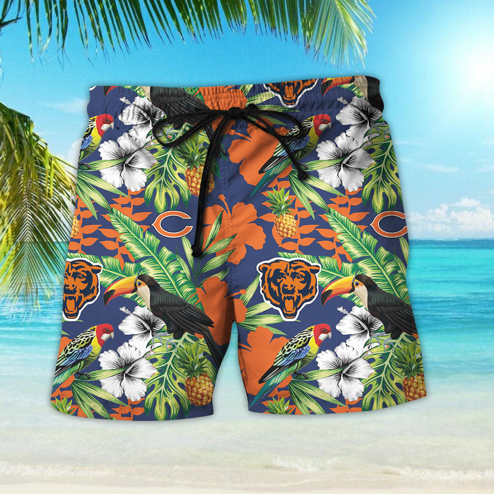 Chicago Bears Nfl Hawaiian Shirt_Hawaiian Shirt Gift, Christmas Gift
