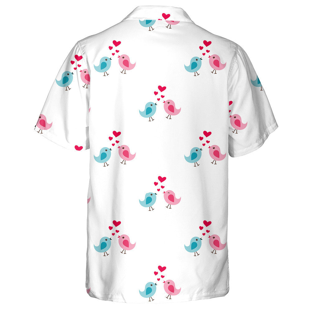 Lánúin Éan Gorm Agus Bándearg i nGrá Le Hearts Léine Haváís, Bronntanas Léine Haváís, Bronntanas Nollag