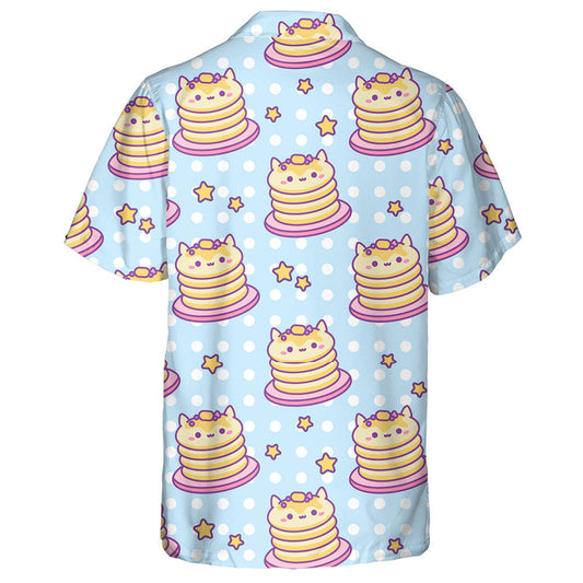 Pancóga Miongháire Cat Sweet Gorm Cúlra Polca Ponc Léine Haváís, Bronntanas Léine Haváís, Bronntanas Nollag