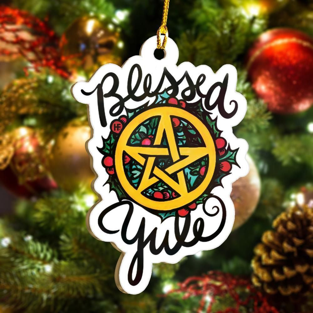 Ornáid Beannaithe Yule Wicca, Bronntanas Ornáide Nollag, Bronntanas Nollag, Maisiú Nollag