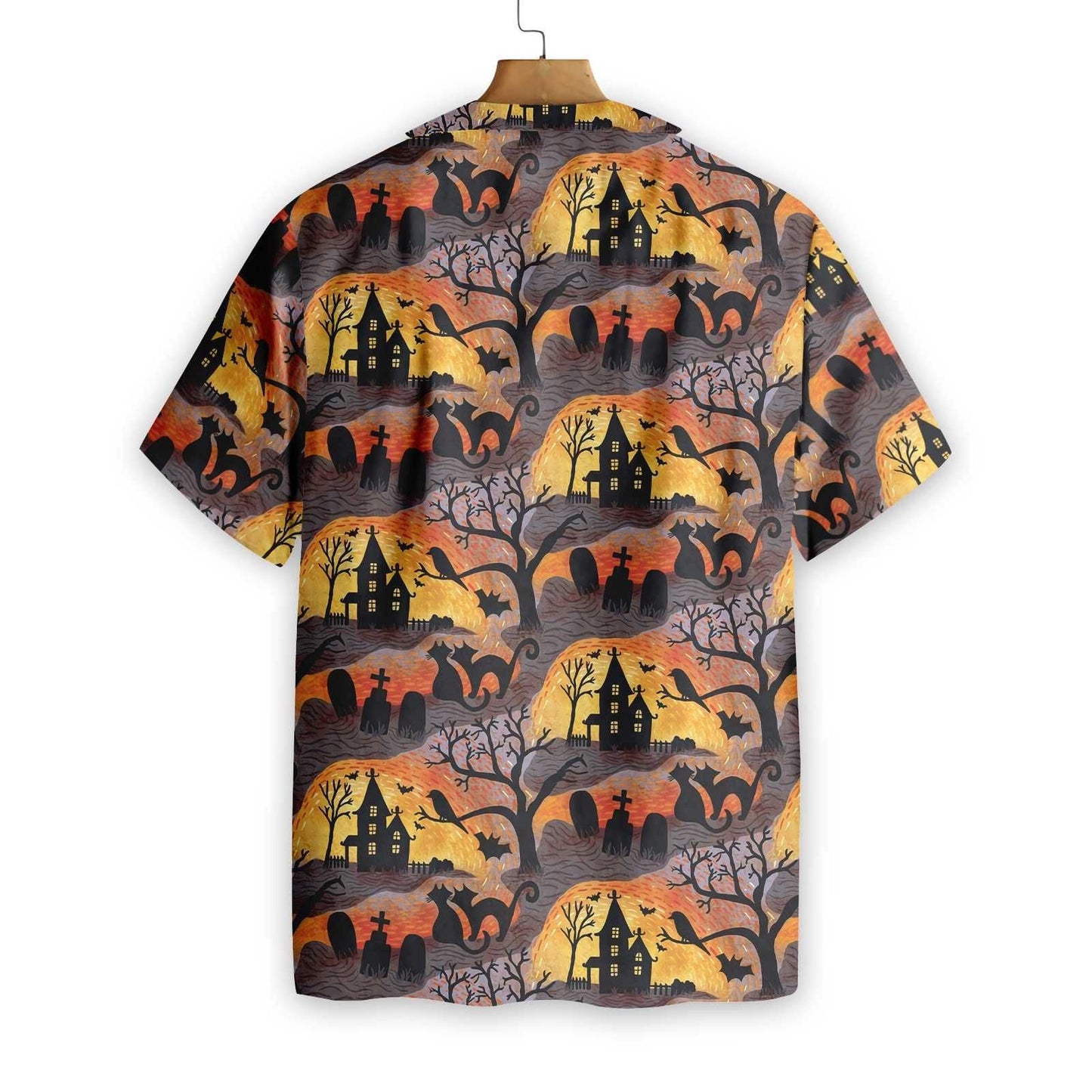 Spooky Night Halloween Hawaiian Shirt, Halloween Shirt For Men And Women,Hawaiian Shirt Gift, Christmas Gift