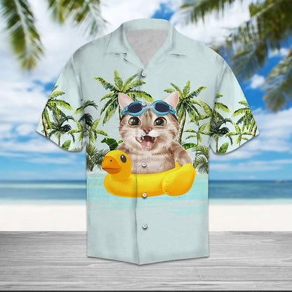 Cat Shona Ar an Trá Patrún Ama an tSamhraidh Léine Haváís, Bronntanas Léine Haváíais, Bronntanas Nollag