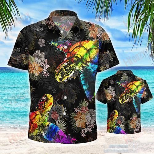 Turtle Lgbt - Léinte Gearr Muinchille Laethanta Saoire Léinte T Haváíacha Léinte Craicne Haváís Léinte haváíais d'Fhir, Bronntanas Léine Haváís, Bronntanas Nollag