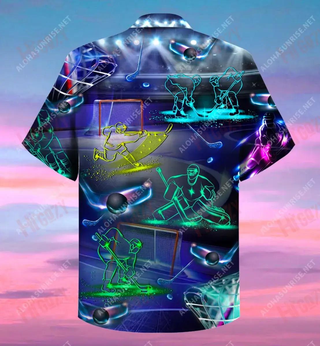 Haca Oighir Neon Art Unisex Léine Haváís Caitheamh aimsire Muinchille Gearr Léinte Crazy Léinte haváíais do Mhná, Bronntanas Léine Haváís, Bronntanas Nollag