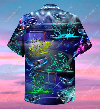 Haca Oighir Neon Art Unisex Léine Haváís Caitheamh aimsire Muinchille Gearr Léinte Crazy Léinte haváíais do Mhná, Bronntanas Léine Haváís, Bronntanas Nollag