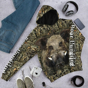 3D Boar Hunting Custom Tshirt Hoodie Apparel