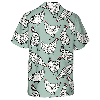 Sicín Greannmhar Le Suaitheantas Dearg Ar Chúlra Gorm Léine Haváís, Bronntanas Léine Haváíais, Bronntanas Nollag