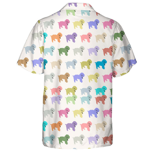 Stíl Ealaíne Pop Madraí Poodle Adorable Léine Haváís, Bronntanas Léine Haváís, Bronntanas Nollag