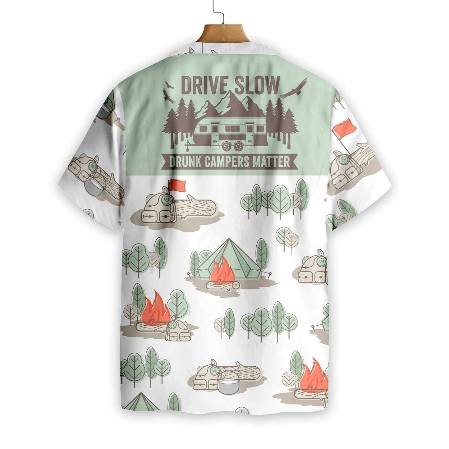 Drive Slow Drunk Campers Matter Design Hawaiian Shirt,Hawaiian Shirt Gift, Christmas Gift