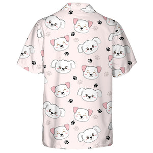 Pretty Puppies And Dogs Kids Cartoon Hawaiian ShirtHawaiian Shirt Gift, Christmas Gift