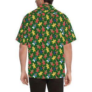 Green Theme Funny Christmas Cookies Hawaiian Shirt, Hawaiian Shirt Gift, Christmas Gift