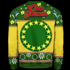 Cook Islands Christmas Sweater - Santa Claus Polynesian Tattoo, Christmas Gift, Gift Christmas 2024