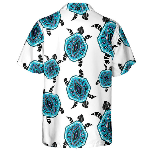 Cúlra Turtar Seanré Tarraingthe Lámhdhéanta Agus Beatha Farraige Léine Haváíais, Bronntanas Léine Haváíais, Bronntanas Nollag