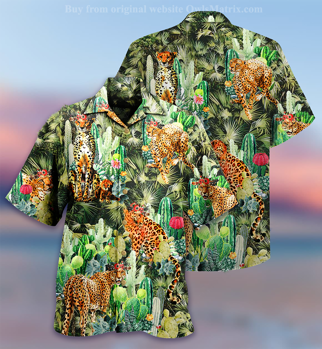 Catamount Love Cactus- Hawaiian Shirt_Hawaiian Shirt Gift, Christmas Gift