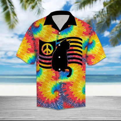 An Duine Cat Dubh Bí Dá Cheangal Patrún Léine Haváís, Bronntanas Léine Haváíais, Bronntanas Nollag