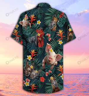 Amazing Farm Life Unisex Hawaiian Shirt, Hawaiian Shirt Gift, Christmas Gift