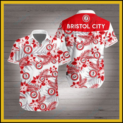 Bristol City hawaiian shirt ,Hawaiian Shirt Gift, Christmas Gift