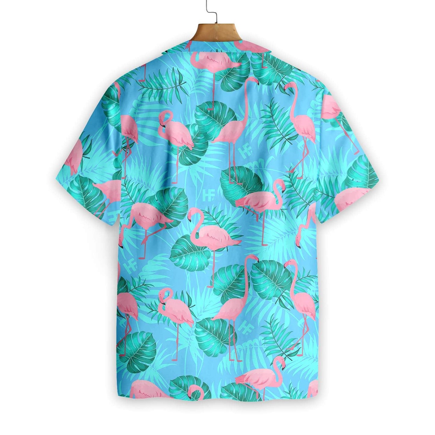 Flamingo I bPatrún Gairdín Turquoise Léine Haváís, Bronntanas Léine Haváíais, Bronntanas Nollag