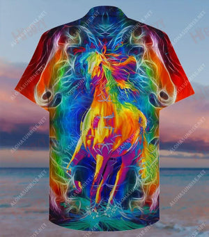 Amazing Horse Unisex Short Sleeve Shirt Summer Aloha Shirt Hawaiian Shirts Hawaiian Shirt Pattern, Hawaiian Shirt Gift, Christmas Gift