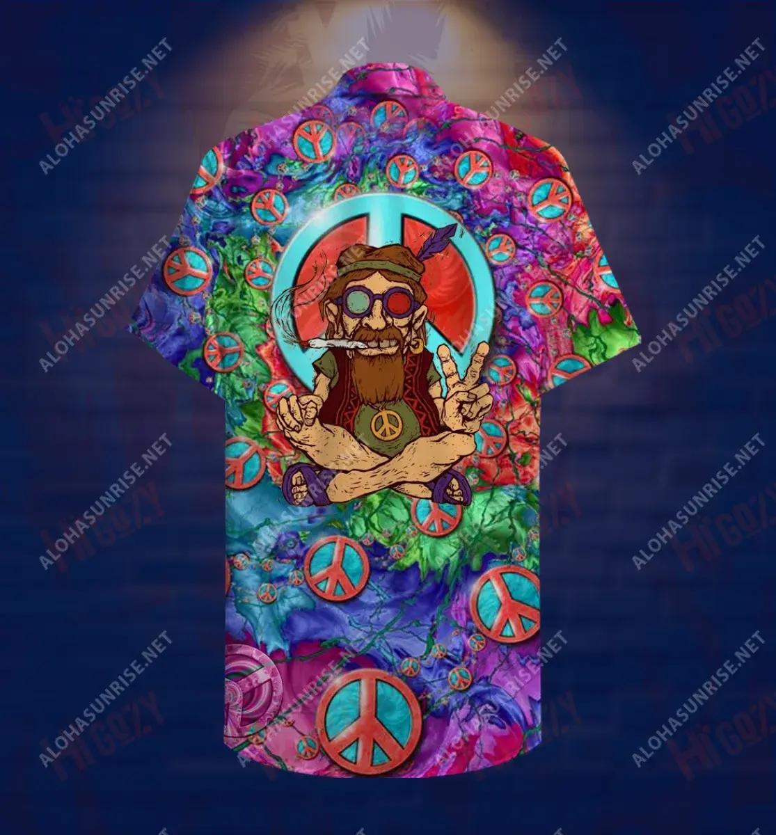 Old Man Hippie Unisex Short Sleeve Shirt Hobbies Hawaiian T Shirts Custom Hawaiian Shirts Funny Hawaiian Shirts, Hawaiian Shirt Gift, Christmas Gift