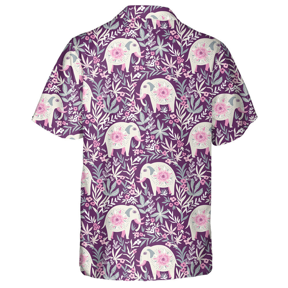Funny Baby Elephants In The Jungle Hawaiian Shirt,Hawaiian Shirt Gift, Christmas Gift