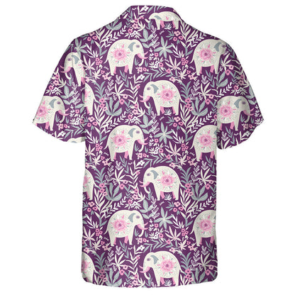 Funny Baby Elephants In The Jungle Hawaiian Shirt,Hawaiian Shirt Gift, Christmas Gift