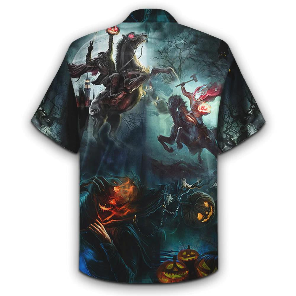 Flying Dragon With Skull Gift For Halloween Hawaiian Shirt, Hawaiian Shirt Gift, Christmas Gift