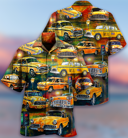 Car Yellow Vintage - Hawaiian Shirt-Hawaiian Shirt Gift, Christmas Gift