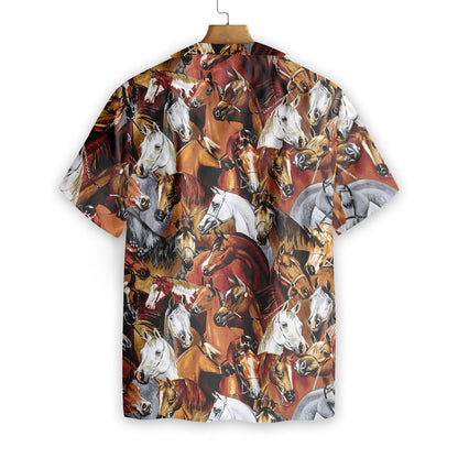 Beautiful Horse Collection Impressive Design Hawaiian Shirt, Hawaiian For Gift