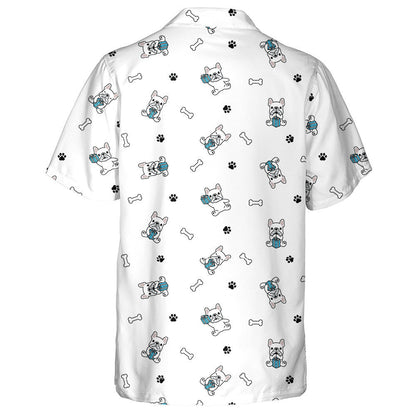 Birthday Gift Box Christmas French Bulldog Hawaiian Shirt, Hawaiian Shirt Gift, Christmas Gift