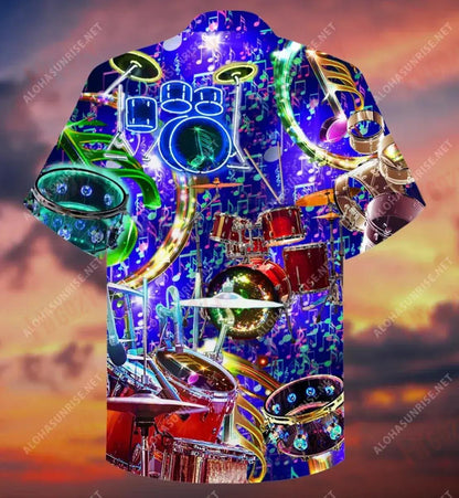 Táim Ailléirgeach Chun Tost Drumadóir Unisex Léine Gearr Haváís Aigéan T Léinte Haváís Léinte Crazy Léinte Crazy Haváí, Bronntanas Léine Haváís, Bronntanas Nollag