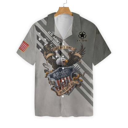 Saighdiúir an Airm Thug Roinnt Cúlra Uafásach Dearadh Léine Haváís, Bronntanas Léine Haváís, Bronntanas Nollag