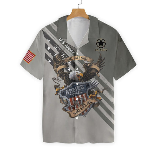 Saighdiúir an Airm Thug Roinnt Cúlra Uafásach Dearadh Léine Haváís, Bronntanas Léine Haváís, Bronntanas Nollag