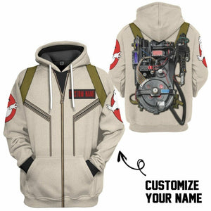 3D Ghostbusters Venkman Hero Custom Name Tshirt Hoodie Apparel