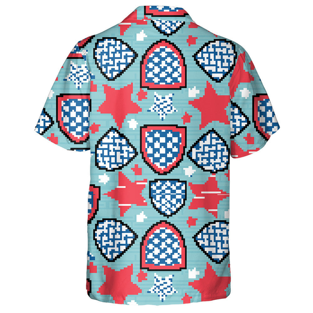 Patrún Stiallacha Agus Réaltaí ar Sciathanna Bróidnéireachta Agus Réaltaí Léine Haváís, Bronntanas Léine Haváíais, Bronntanas Nollag