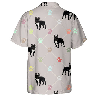 Rianta daite Bulldog Francach Agus Lapa Léine Haváís, Bronntanas Léine Haváí, Bronntanas Nollag