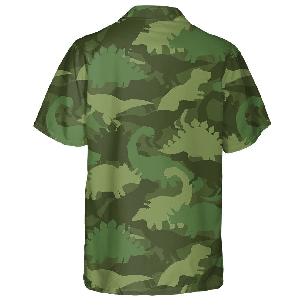 Duaithníocht Ghlas Arm Khaki le Patrún Dineasár Léine Haváís, Bronntanas Léine Haváís, Bronntanas Nollag