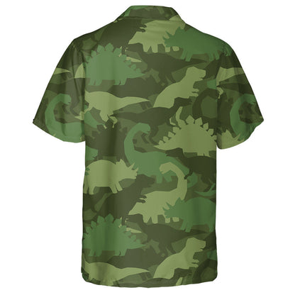 Duaithníocht Ghlas Arm Khaki le Patrún Dineasár Léine Haváís, Bronntanas Léine Haváís, Bronntanas Nollag