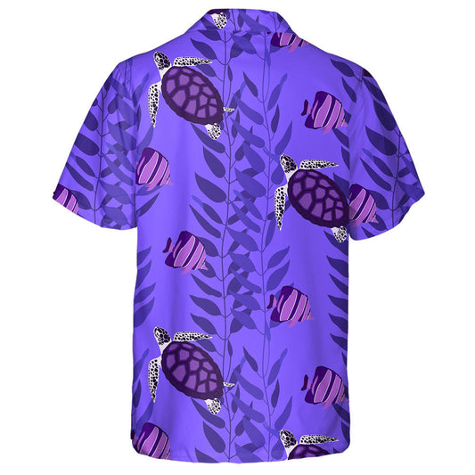 Underwater World With Beautiful Fish And Turtle Hawaiian Shirt, Hawaiian Shirt Gift, Christmas Gift