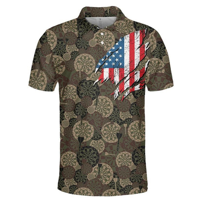 Dart Camouflage American Eagle Flag Hawaiian Shirt Unique Design, Hawaiian Shirt Gift, Christmas Gift