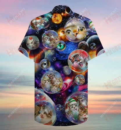 Cait Bubble Greannmhar na Nollag Léine Gearr Muinchille Laethanta Saoire Léinte T Haváíacha Léinte Haváís is Fearr Na bhFear, Bronntanas Léine Haváís, Bronntanas Nollag