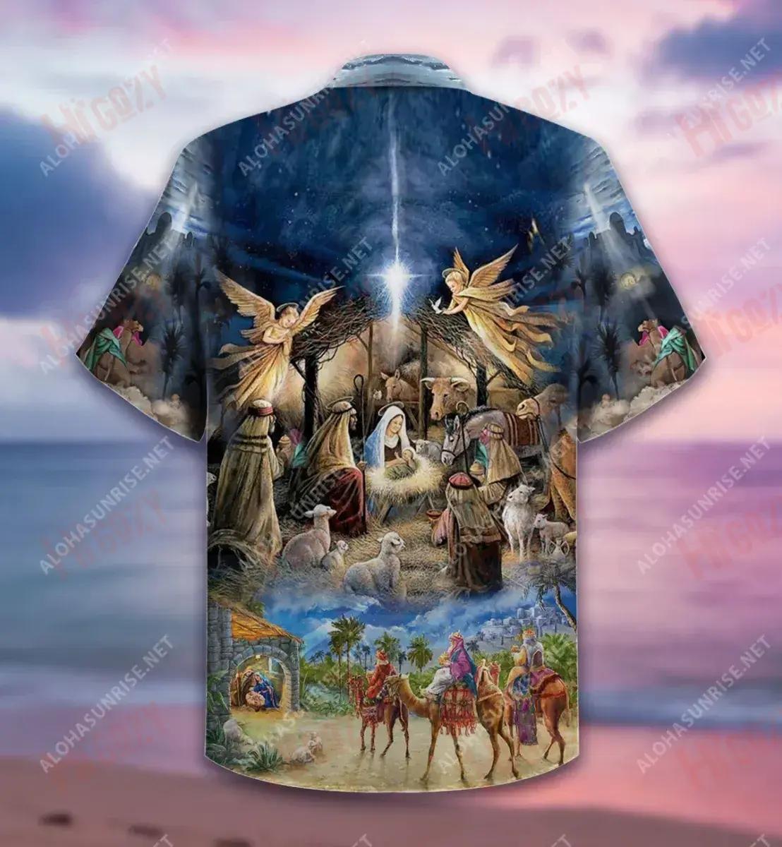 Lá na Glóire Léine Gearr Muinchille Unisex Caitheamh aimsire Léinte haváíais Léinte Crazy Léinte haváíais do Mhná, Bronntanas Léine Haváís, Bronntanas Nollag