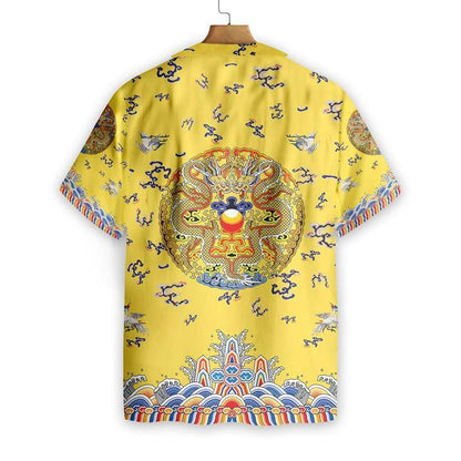 Impire Dragons Síneach Ríchíosa Dearadh Léine Haváí, Bronntanas Léine Haváí, Bronntanas Nollag