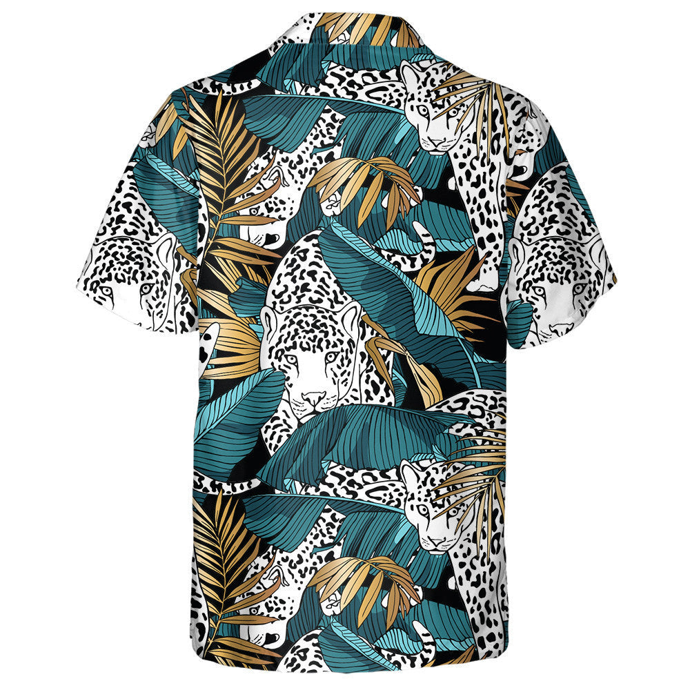 Léine Haváíais Liopard Agus Glas Coimhthíocha Buí Tropical Banana Haváí, Bronntanas Léine haváíais, Bronntanas Nollag