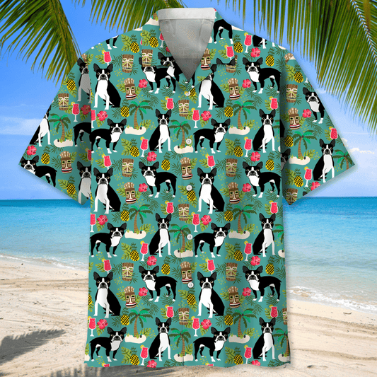 Boston Aloha Hawaiian Beach Shirt,Hawaiian Shirt Gift, Christmas Gift
