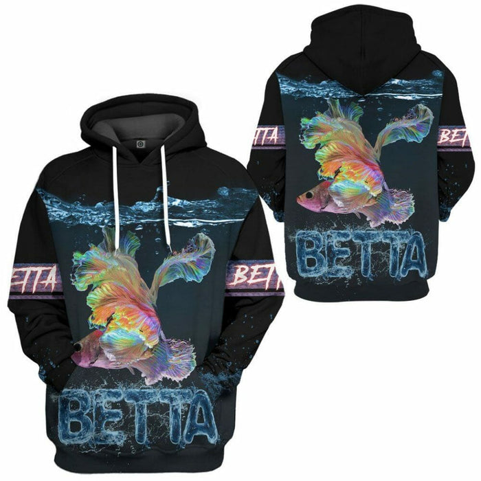 3D Loving Betta Custom Tshirt Hoodie Apparel